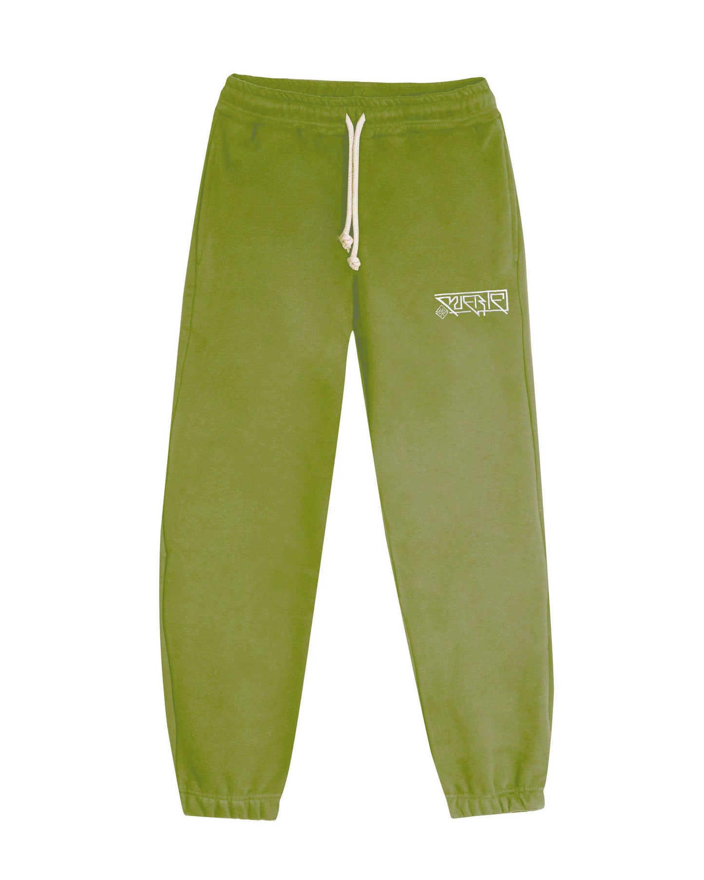 SML LOGO GREEN TRACKSUIT PANTS