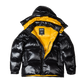 YELLOW BLACKROAD LINE DOWN PUFFER JACKET