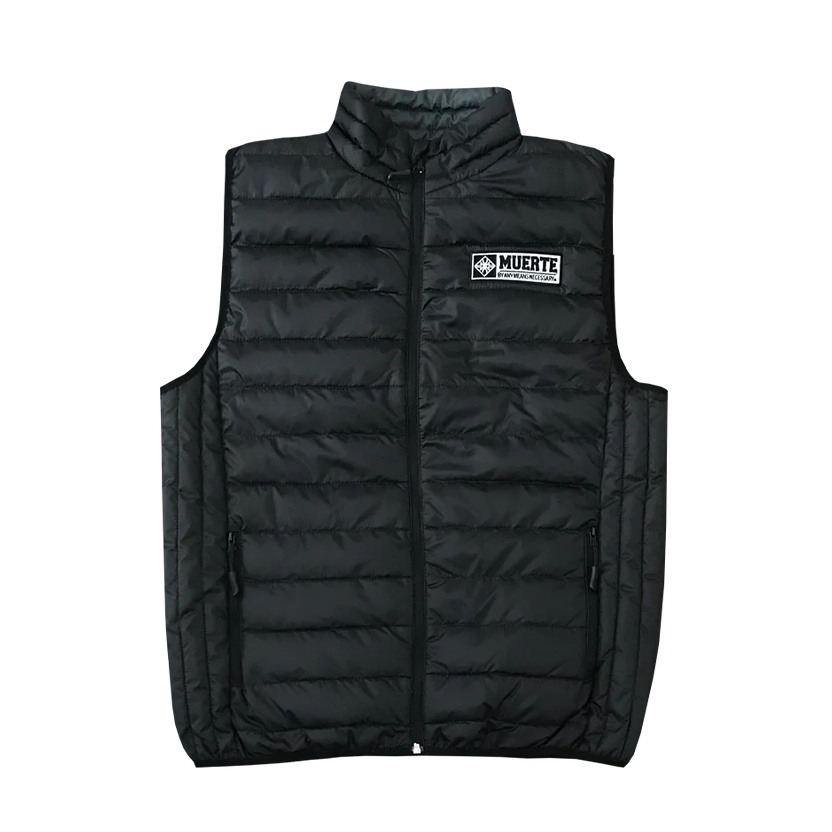 SLEEVELESS JACKET BLACK